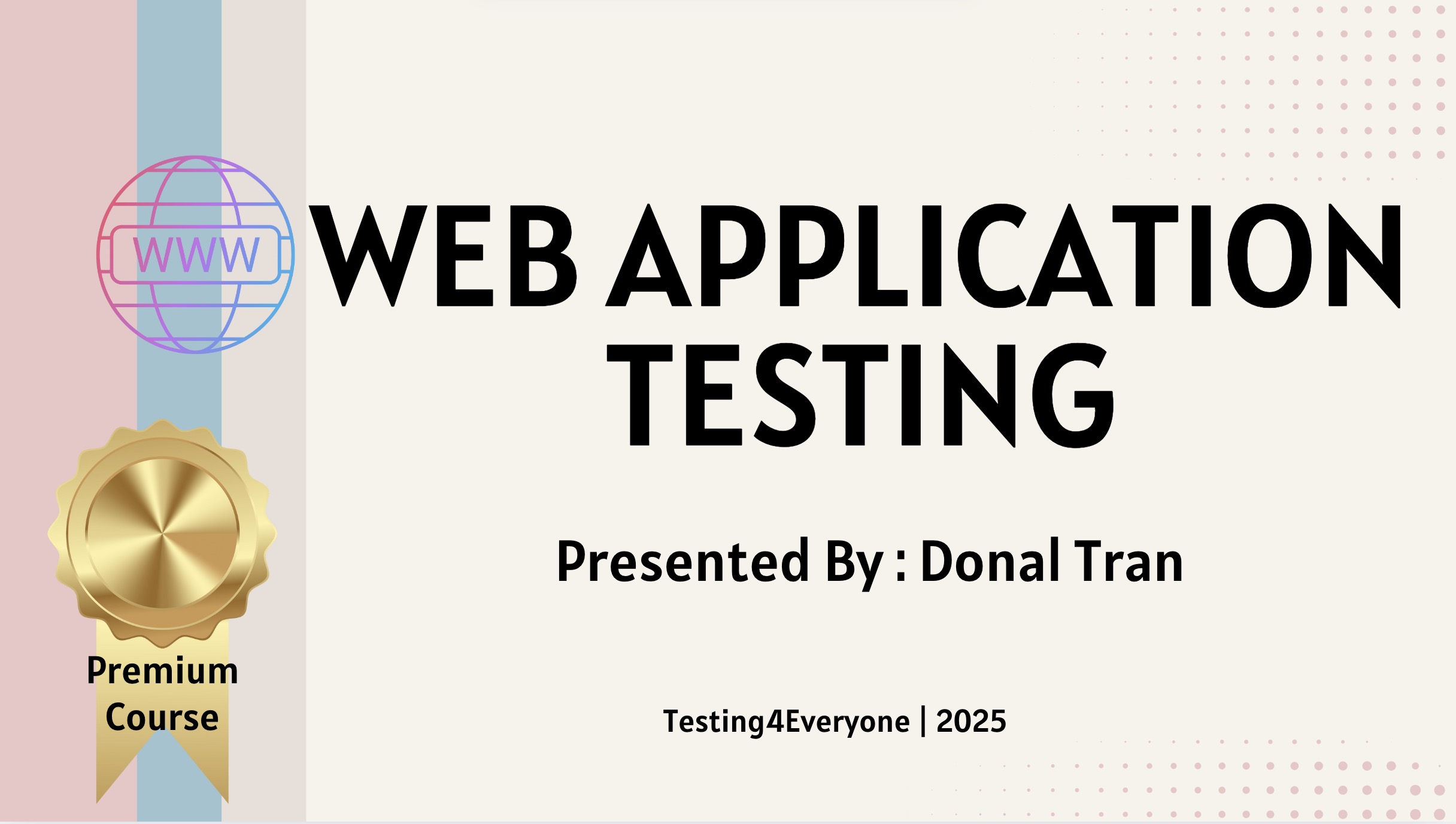 Web Automation Testing with Robot Framework Testing4Everyone
